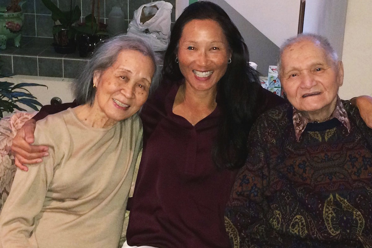 Something Significant: Dr. Jocelyn Dunn with her parents | happyliving.com